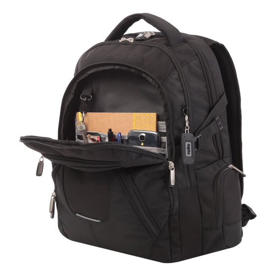 Mochila para portátil 15,4 color negro - Polixan image number 4