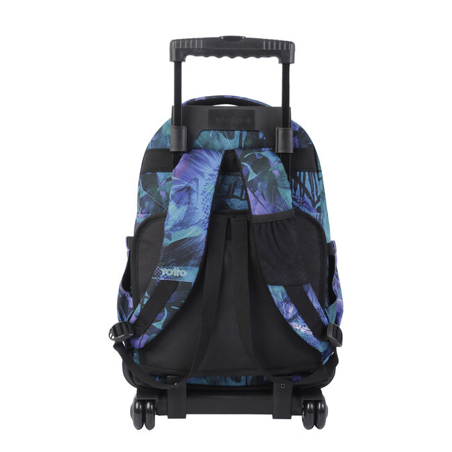 Entrada motor Hostil Mochila escolar con ruedas electric nature eco-friendly - Renglones -  Estampado | Totto.es