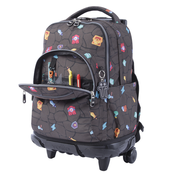 Mochila Renglones - Estampado videojuego image number 6