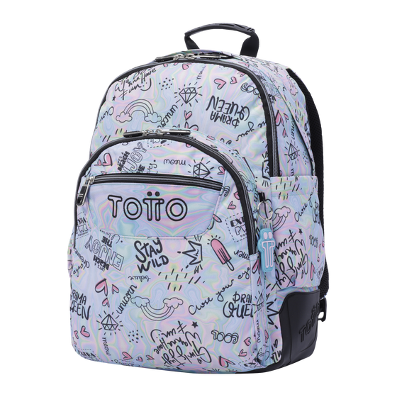 Mochila Crayoles - Rainbow party image number 2