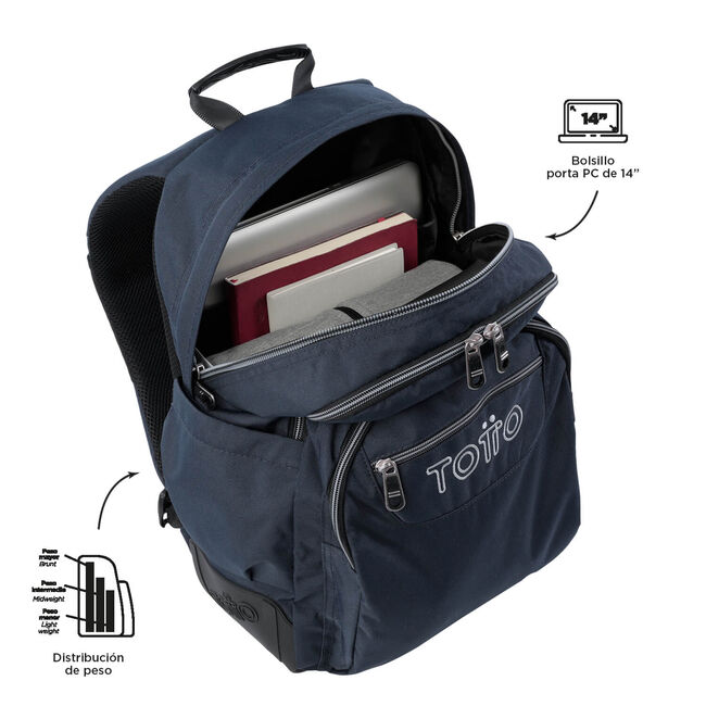 Mochila escolar color azul - Rayol image number null