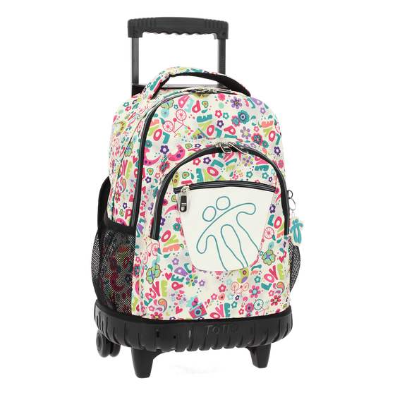 Mochila escolar con ruedas Renglones - 0SO image number 2