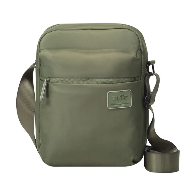 Bolso bandolera hombre color verde - RTG