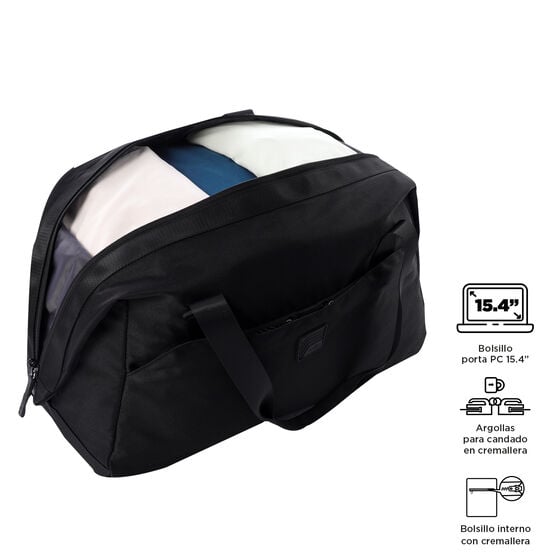 Bolsa Weekender M - Negro image number 5