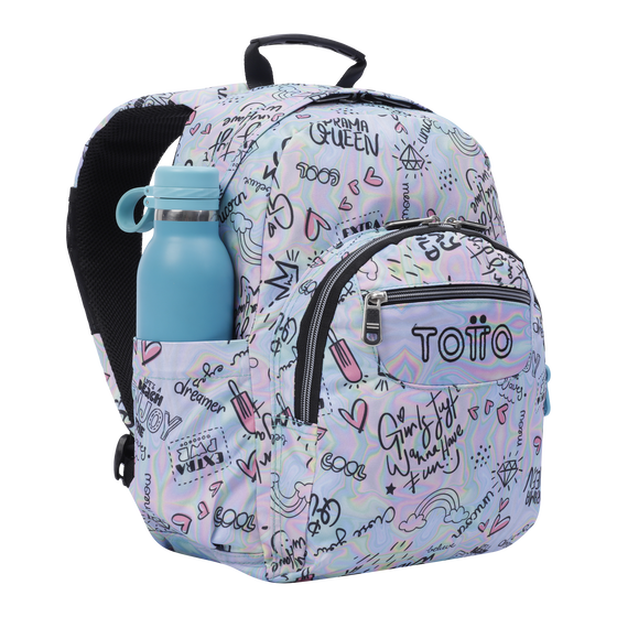 Mochila Gommas - Rainbow party image number 4