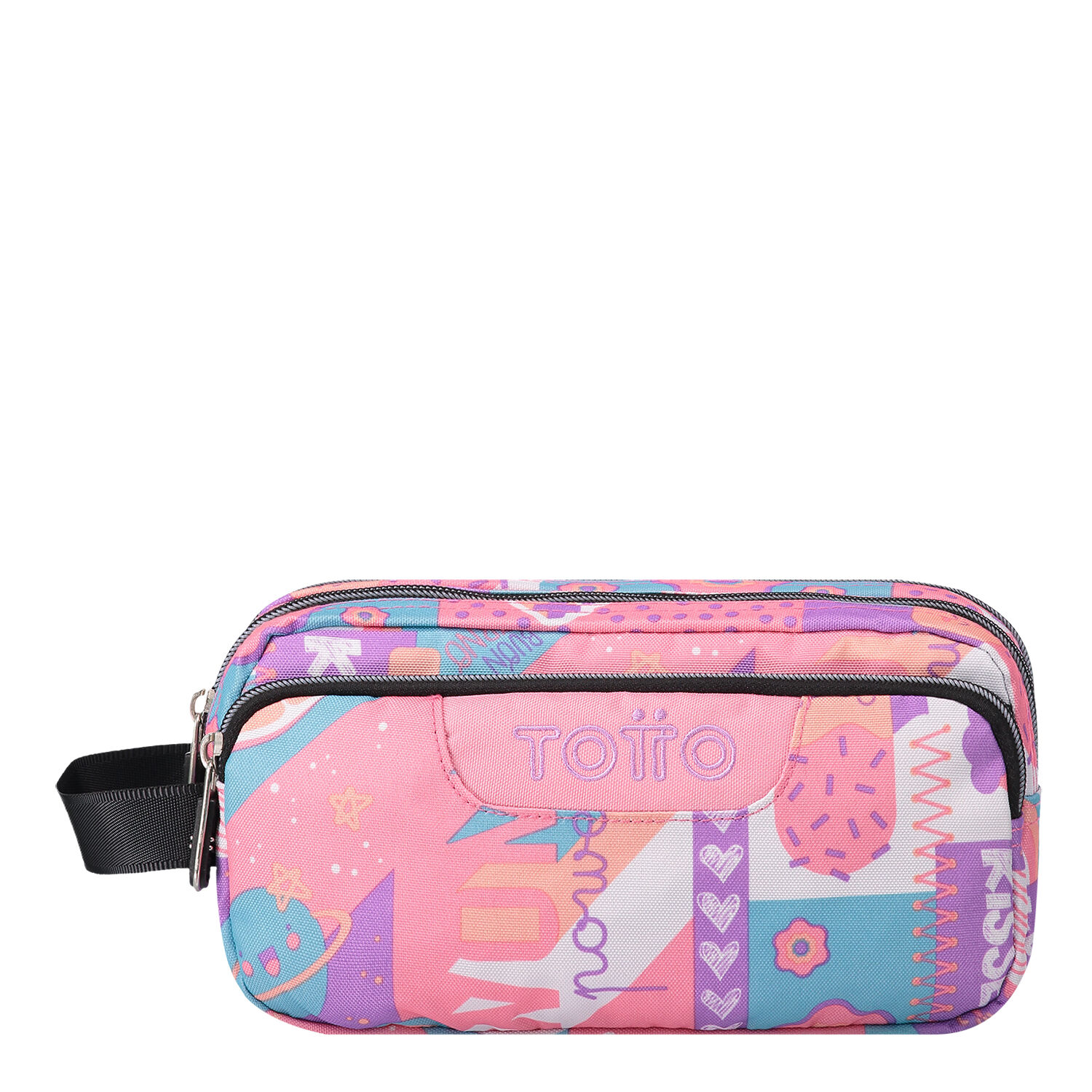 Estuches totto 3 cremalleras clearance