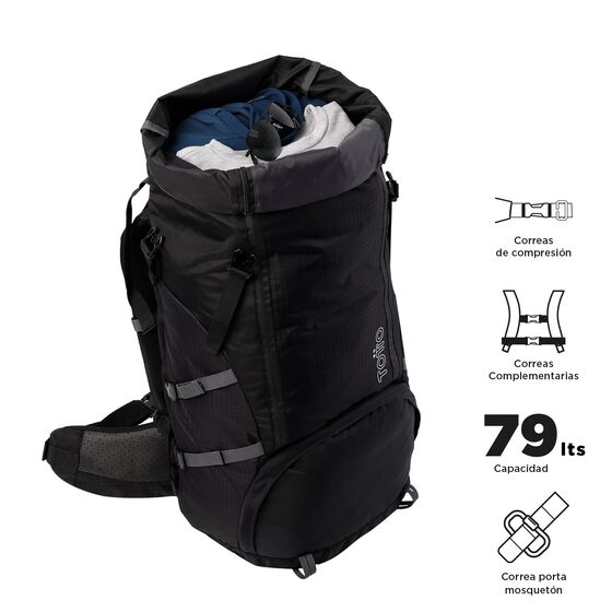 Mochila Summit 75 - Negro image number 6
