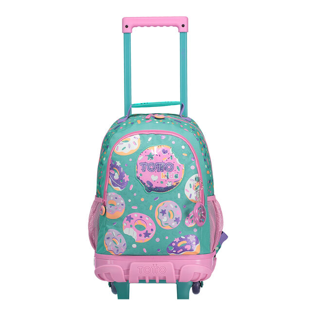 cuerno profundo Delincuente Mochila escolar mediana con ruedas - Sugar Sugar - Multicolor | Totto.es