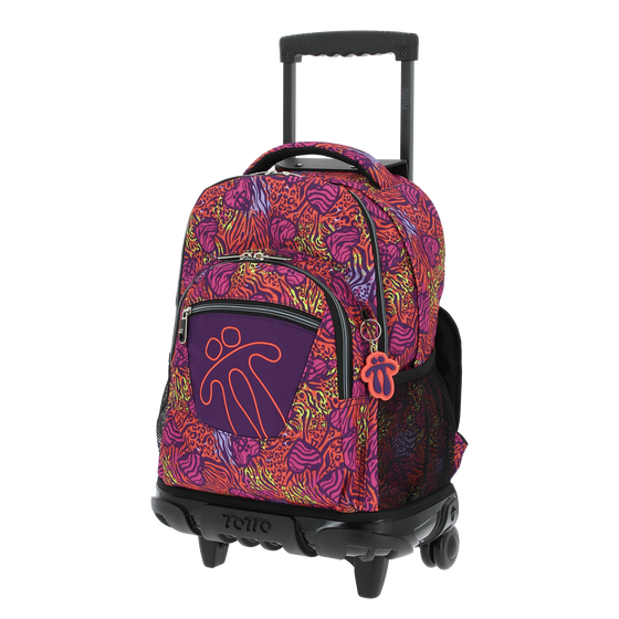 Mochila escolar con ruedas Renglones - 7MK image number 3