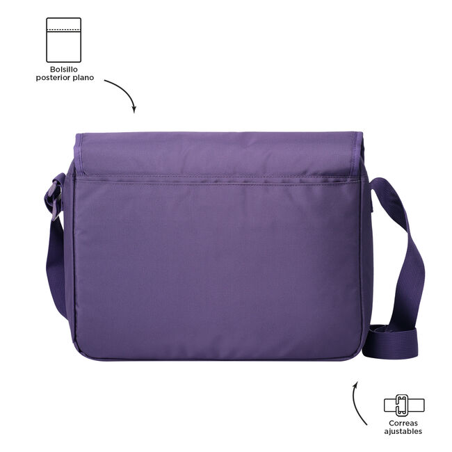 Bandolera Eco-Friendly color morado - Caspio image number null