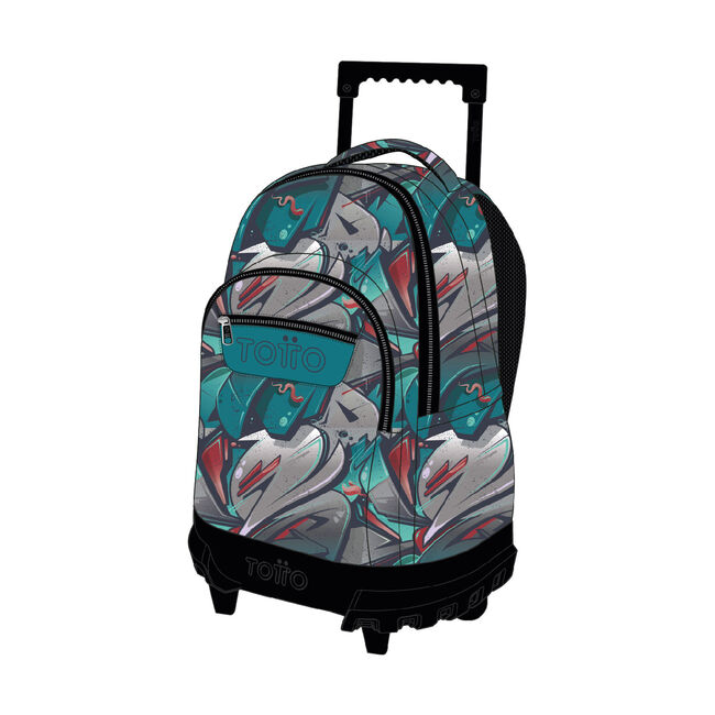 Mochila escolar pequeña ruedas lienzo  eco-friendly - Resma image number null