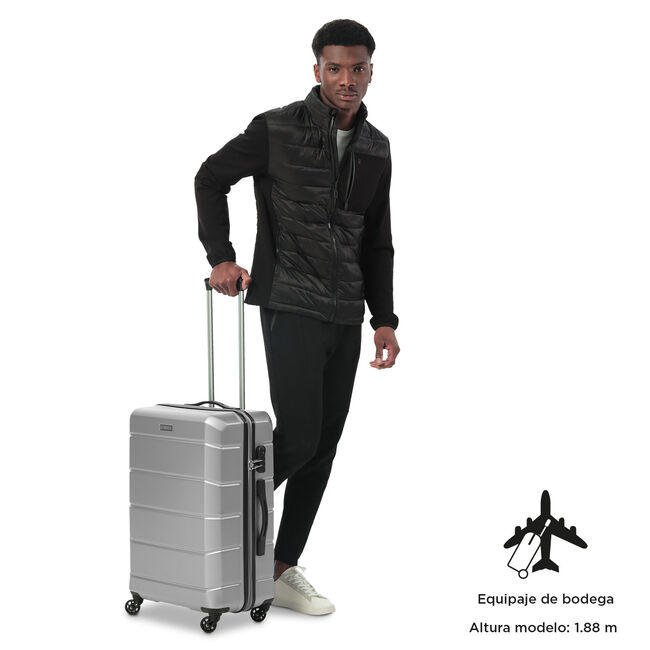 Maleta trolley mediana color gris - Rayatta image number null