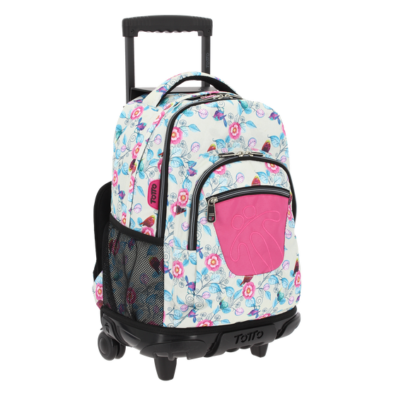 Mochila escolar con ruedas Renglones - 3SG image number 2
