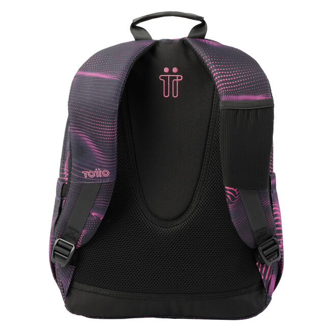 Mochila escolar onda fucsia - Acuarela image number null