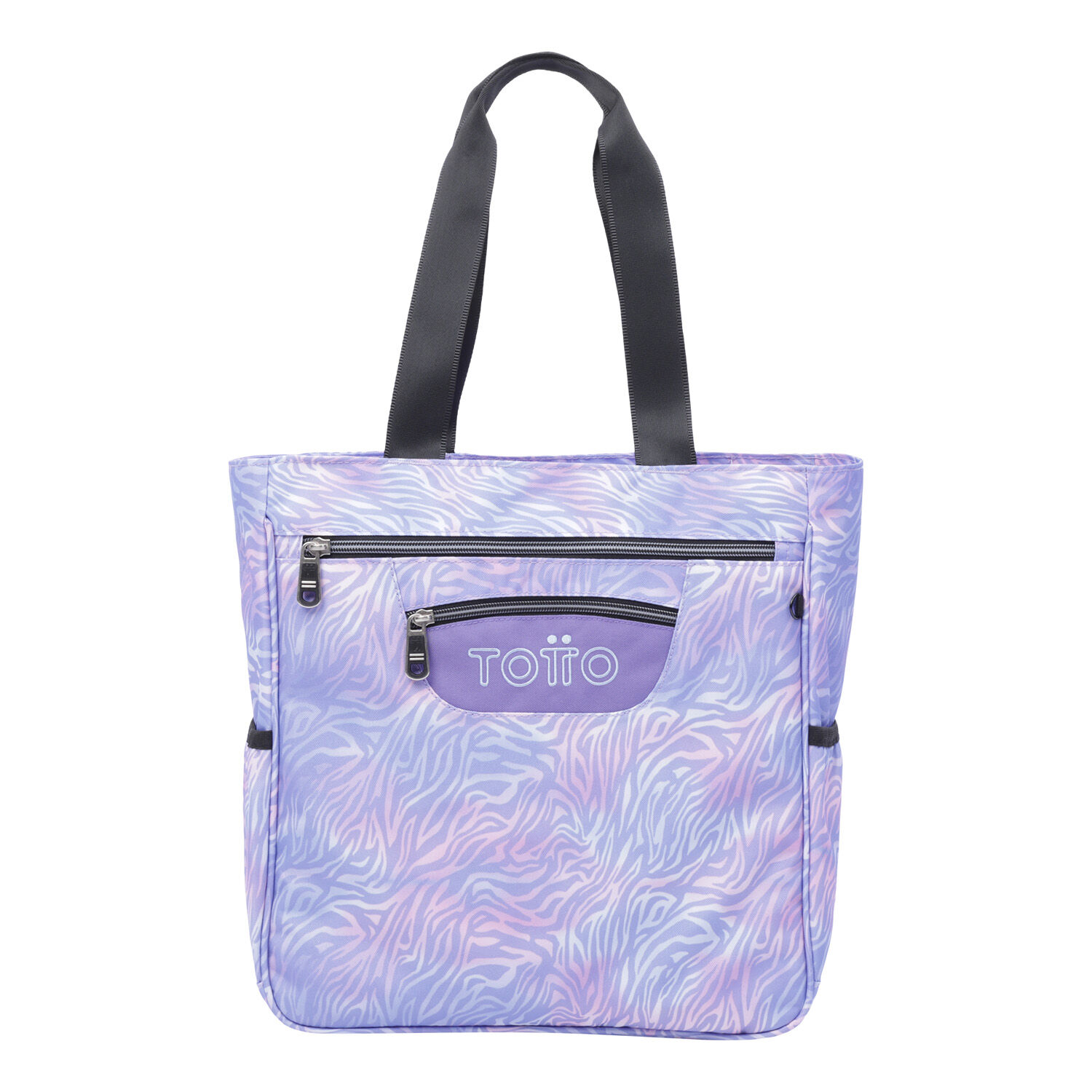 Bolso escolar morado cebra Cutara Morado Totto.es