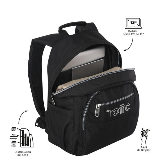 Mochila Gommas - Negro image number 4