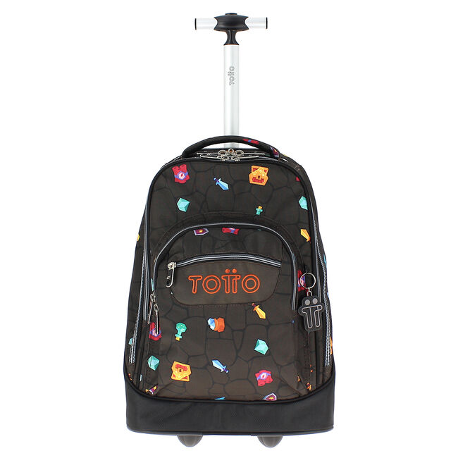 Mochila escolar con - Papel - Negro Totto.es