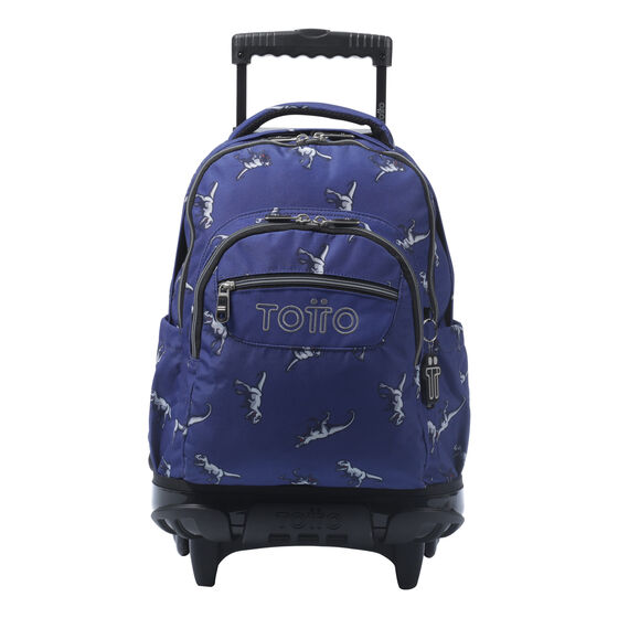 Mochila Renglones - Dinosaurs Blue image number 1