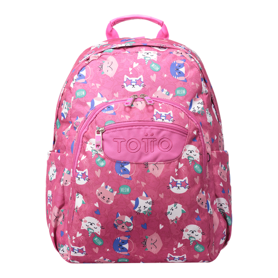 Mochila Acuareles - Fiesta Gatitos image number 1