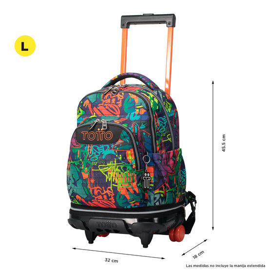 Mochila Desmontable Tiza - Graffiti image number 2