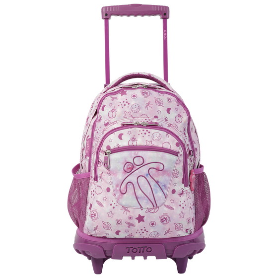 Mochila escolar con ruedas Renglones - 4IM image number 1
