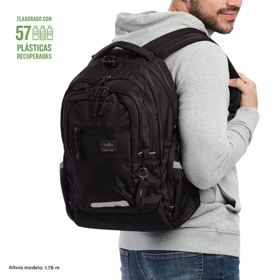Mochila Eufrates - Negro image number 2