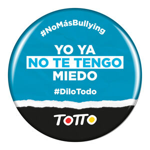 Chapa anti-bullying - YA NO TE TENGO MIEDO