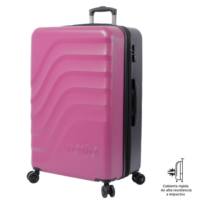 Maleta trolley grande color rosa - Bazy + image number null