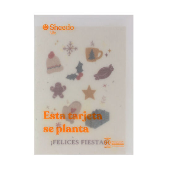 Tarjeta Eco-Friendly semillas Sheedo - ¡Felices Fiestas! image number 2
