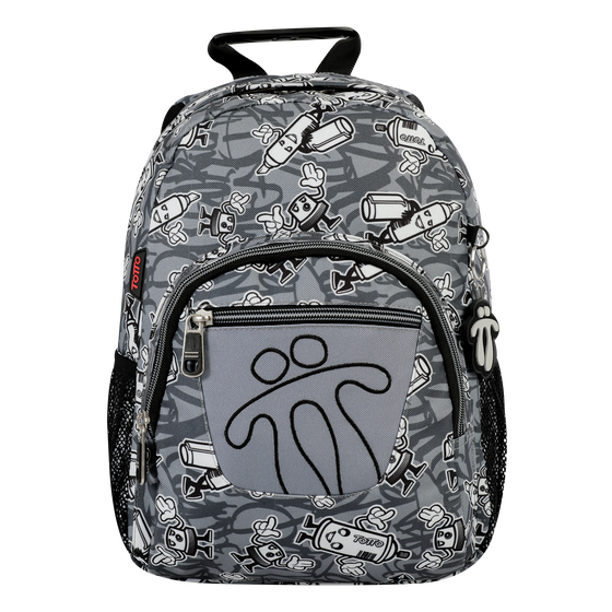 Mochilas escolares grises clearance