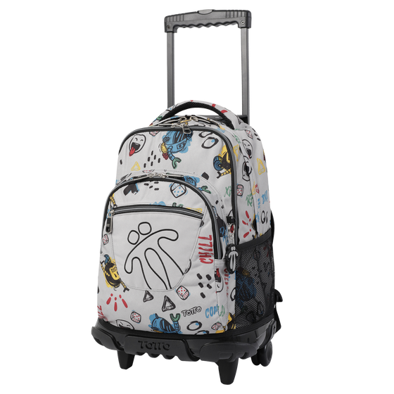 Mochila escolar con ruedas Renglones - 9ST image number 2