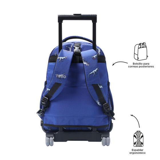 Mochila Desmontable Tiza - Dinosaurs Blue image number 3