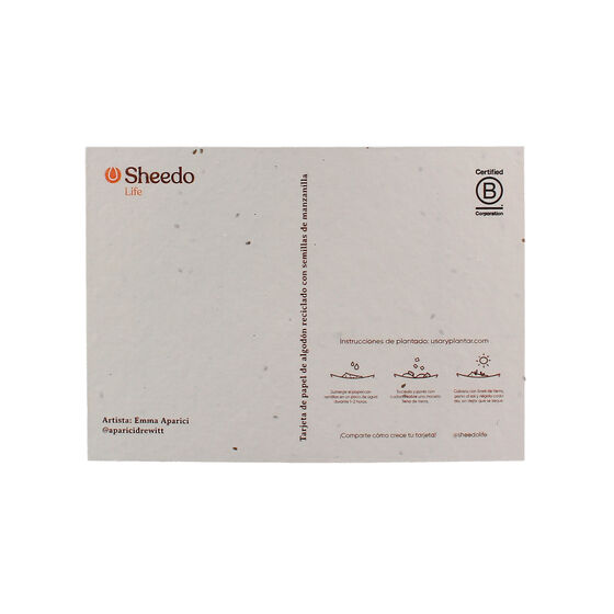 Tarjeta Eco-Friendly semillas Sheedo - Los deseos image number 2