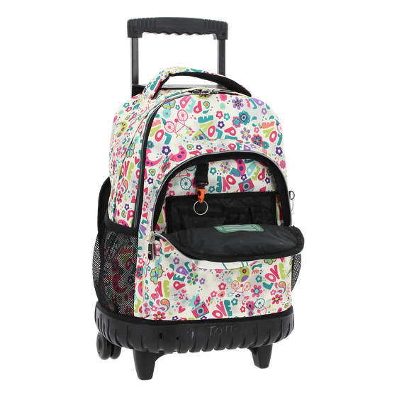 Mochila escolar con ruedas Renglones - 0SO image number 5