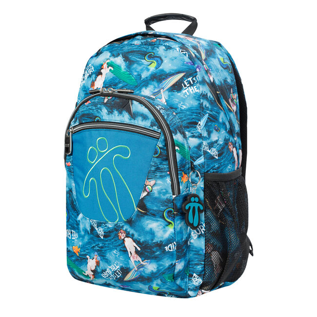 Mochila escolar adaptable a carro - Acuareles image number null