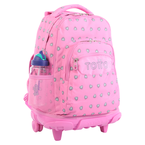 Mochila Renglones - Corazones rosas image number 5