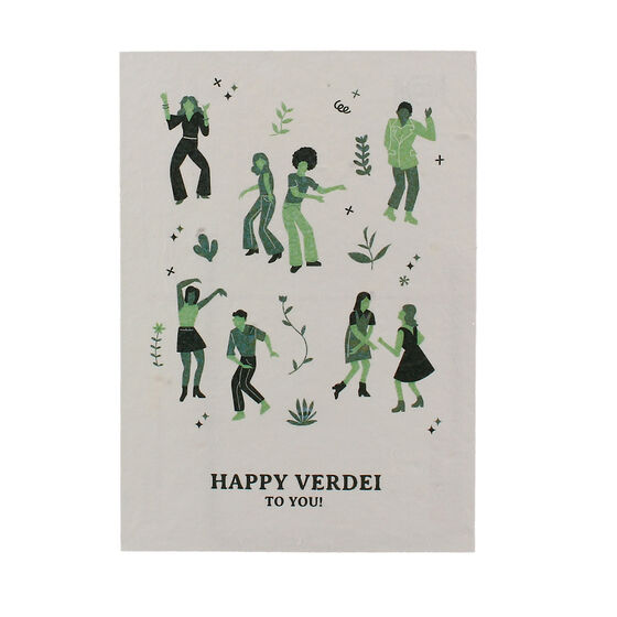 Tarjeta Eco-Friendly semillas Sheedo - Happy Verde image number 1