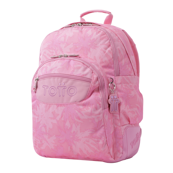 Mochila Crayoles - Palmeras rosas image number 2