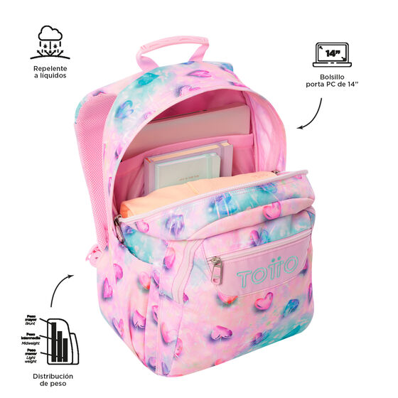 Mochila Acuareles Glitter - Shiny Heart image number 4