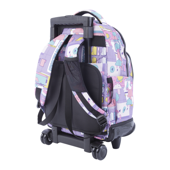 Mochila Renglones - Morado ciber image number 4