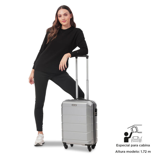 Maleta trolley pequeña color gris - Rayatta image number null
