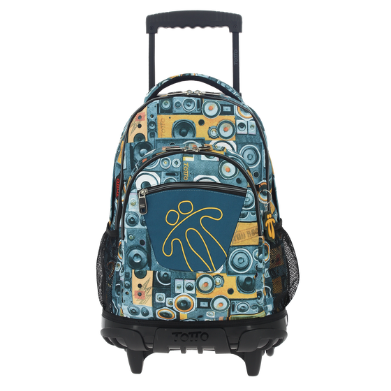 Mochila escolar con ruedas Renglones - 7GG image number 1