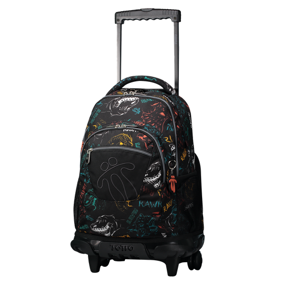 Mochila escolar con ruedas Renglones - 2CH image number 2