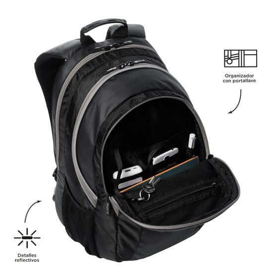 Mochila Teck - Negro image number 5