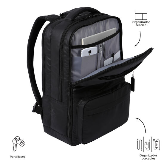 Mochila Vidco - Negro image number 5