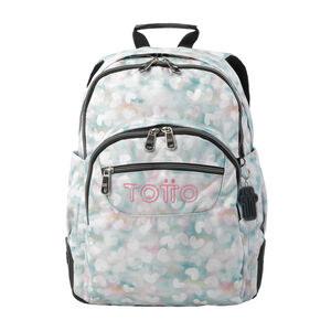Mochila Crayoles - Corazones pastel