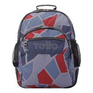 Mochila Crayoles - Gris y rojo