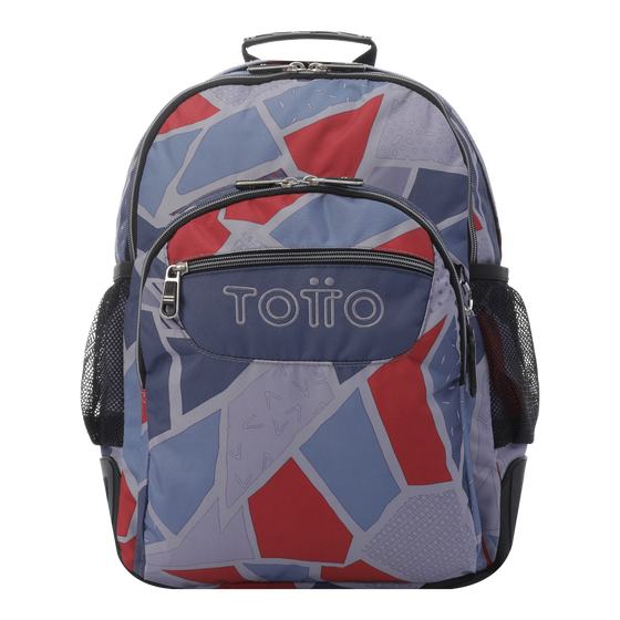 Mochila Crayoles - Gris y rojo image number 1