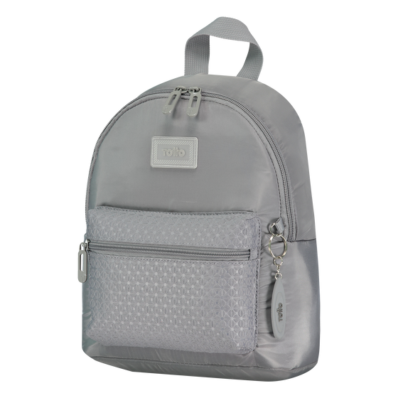 Mochila gris mujer discount