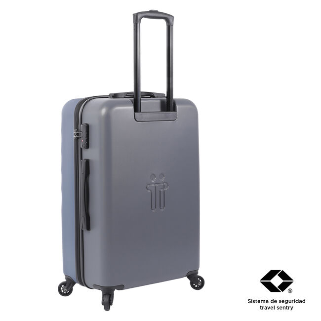 Maleta trolley mediana color azul oscuro - Bazy image number null